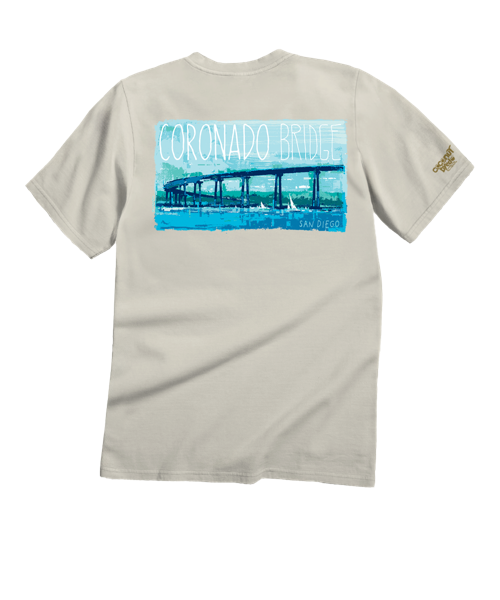 Painted Coronado - Coconut Dyed Short Sleeve Crewneck T-Shirt