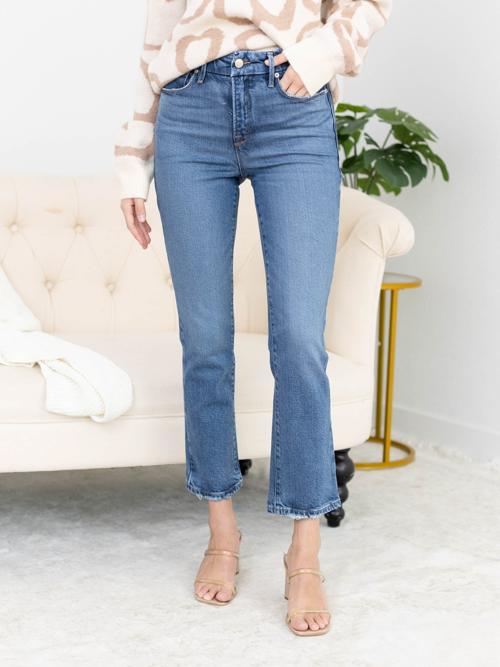 Good American Soft Tech Silkie Deep V Straight