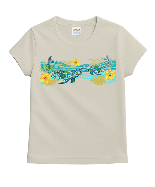 Tribal Kohola Band - Coconut Dyed Short Sleeve Crewneck T-Shirt