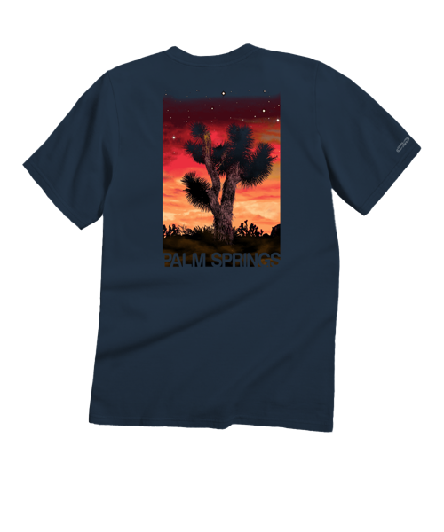 Garden Of The Sun - Navy Short Sleeve Crewneck T-Shirt