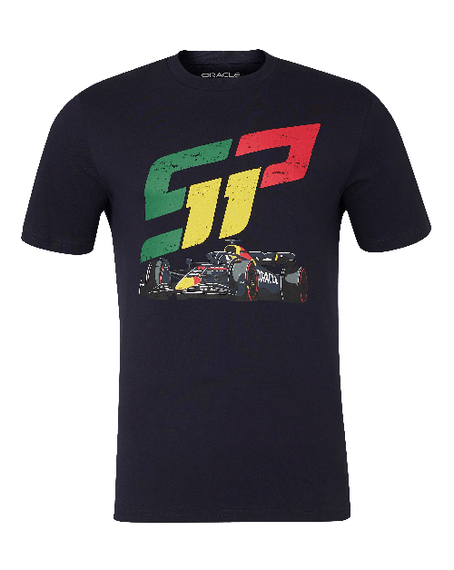 Red Bull Racing F1 Sergio "Checo" Perez Race Car T-Shirt - White/Navy