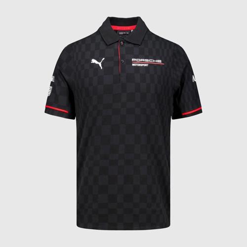 Porsche Motorsport Men's Team Polo Shirt - Black