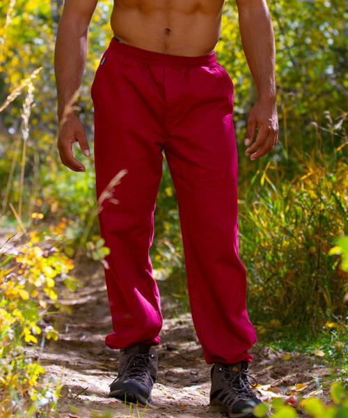 Beet Red Canton Pants