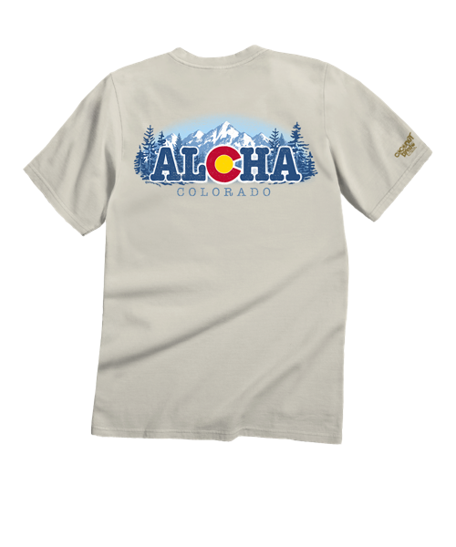 Aloha Colorado - Coconut Dyed Short Sleeve Crewneck T-Shirt