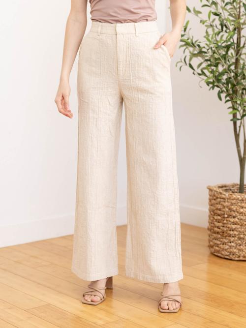 Allie Rose Textured Trouser