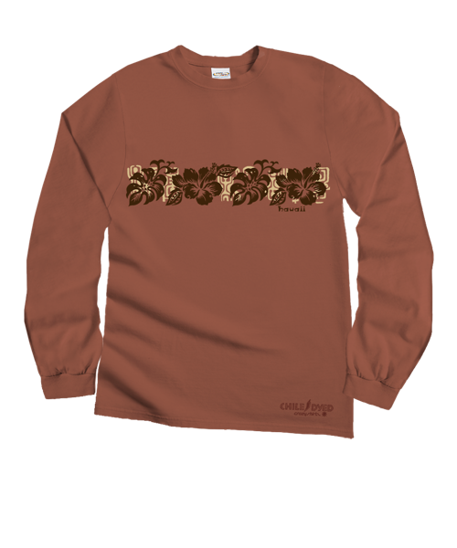 Kalaipu Band - Chile Dyed Long Sleeve Crewneck T-Shirt