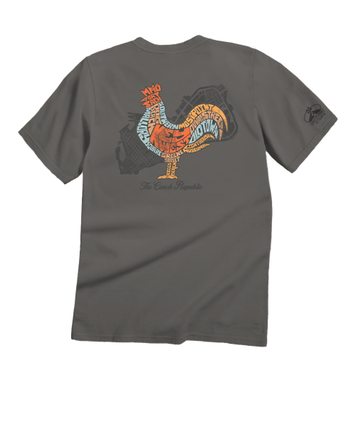 Conch Bird - Crater Dyed® Short Sleeve Crewneck T-Shirt