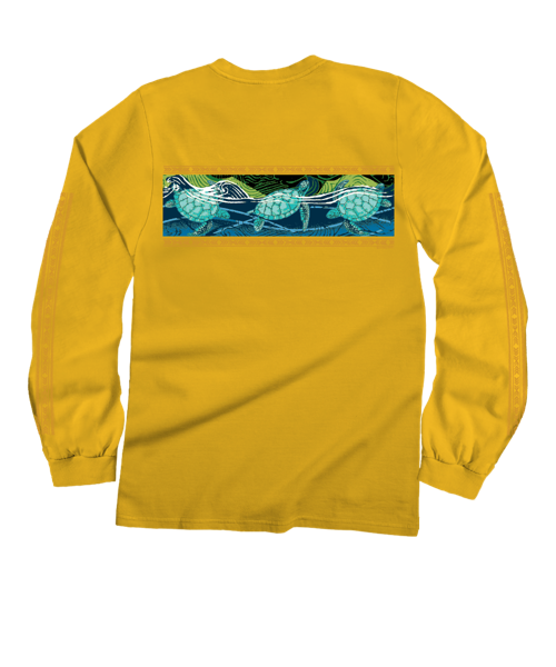 Honus In Surf Band - Pineapple Dyed Long Sleeve Crewneck T-Shirt