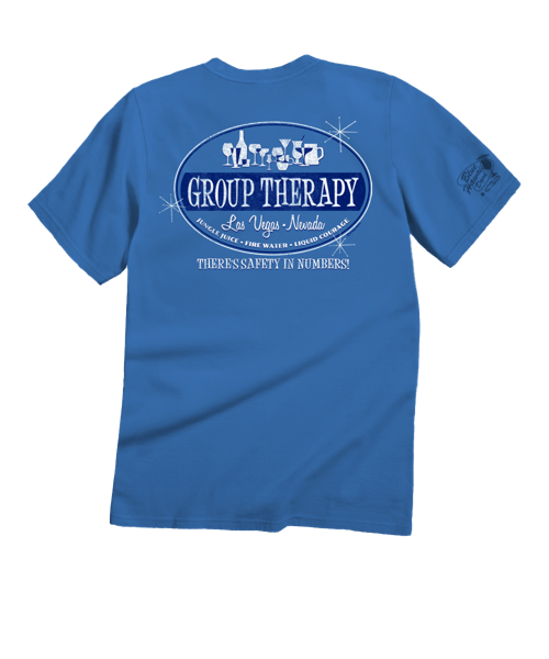 Group Therapy Vegas - Blue Hawaii Dyed Short Sleeve Crewneck T-Shirt
