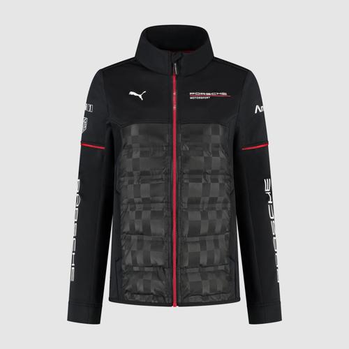 Porsche Motorsport Women's Team Hybrid Jacket - Black
