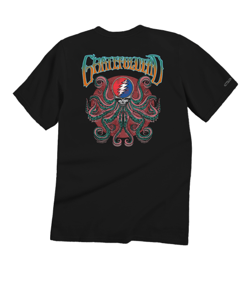 Grateful Dead Kraken - Black Short Sleeve Crewneck T-Shirt