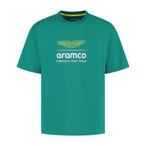 Aston Martin F1 Men's Large Logo T-Shirt - Green