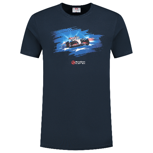 Haas Racing F1 Men's Special Edition USA T-Shirt - Navy