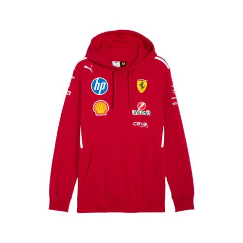 Scuderia Ferrari F1 2025 Team Hoodie - Dark Cherry