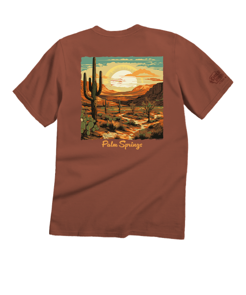 Desert Dream - Chile Dyed Short Sleeve Crewneck T-Shirt