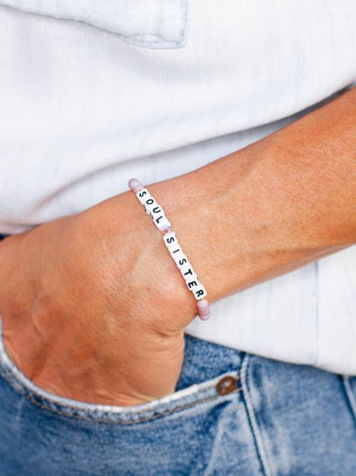 Little Words Project Bridal Bracelet