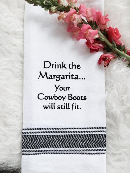 Drink The Margarita Dish Towel