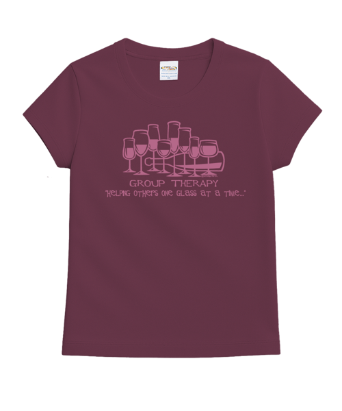 Group Therapy - Wine Dyed Short Sleeve Crewneck T-Shirt