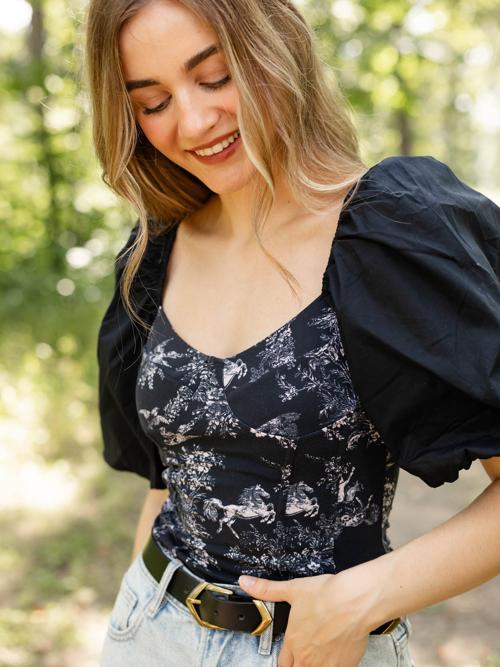 Free People Prairie Rose Bodysuit