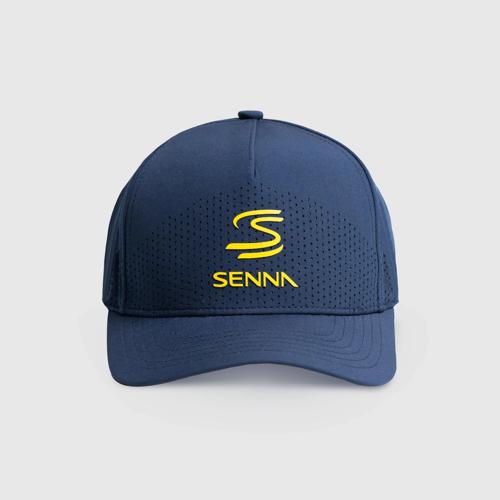 Ayrton Senna F1 Leisure Hat - Navy/White
