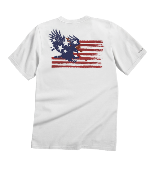 American Pride - White Short Sleeve Crewneck T-Shirt