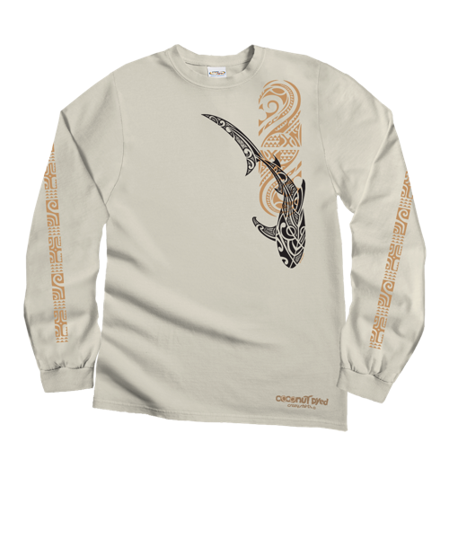 Mano Kaipo - Coconut Dyed Long Sleeve Crewneck T-Shirt