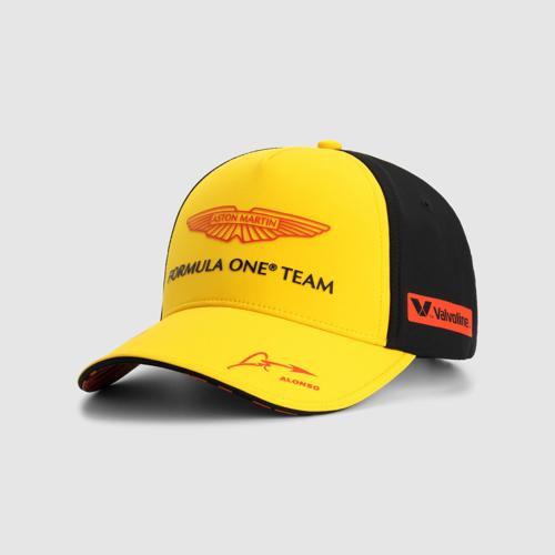 Aston Martin Cognizant F1 Special Edition Fernando Alonso Spain GP Hat - Yellow