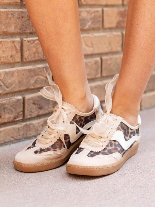 Dolce Vita Notice Mesh Sneaker - Light Leopard