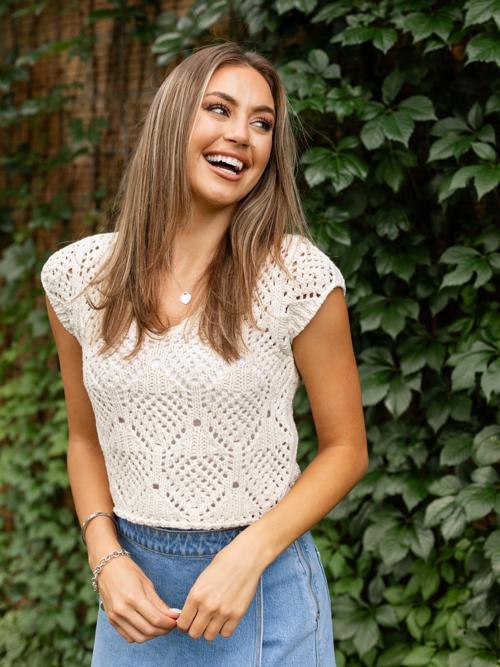 By Together Kendra Crochet Top