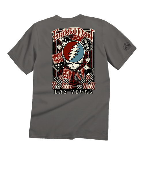 Grateful Dead Poker - Crater Dyed® Short Sleeve Crewneck T-Shirt