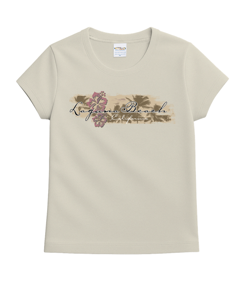 Hibiscus Surf - Coconut Dyed Short Sleeve Crewneck T-Shirt