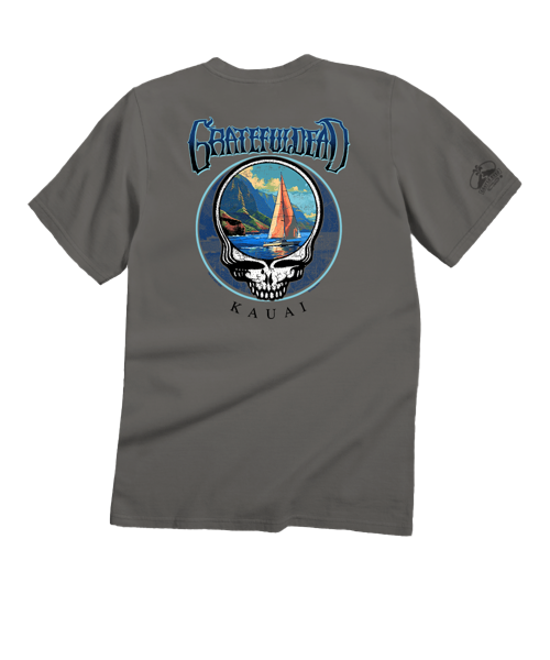 Grateful Dead Island Sail - Crater Dyed® Short Sleeve Crewneck T-Shirt