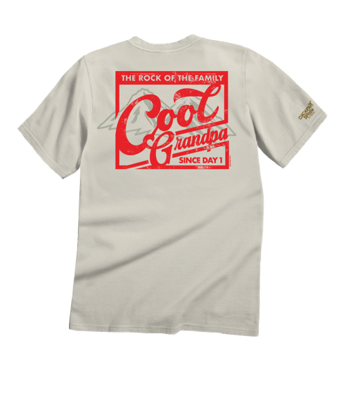 Rock Of The Family - Coconut Dyed Short Sleeve Crewneck T-Shirt