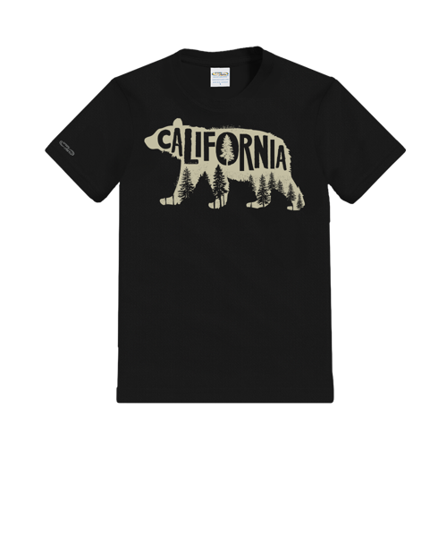 Forest Bear - Black Short Sleeve Crewneck T-Shirt