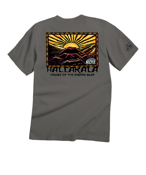 Haleakala Rising Sun - Crater Dyed® Short Sleeve Crewneck T-Shirt