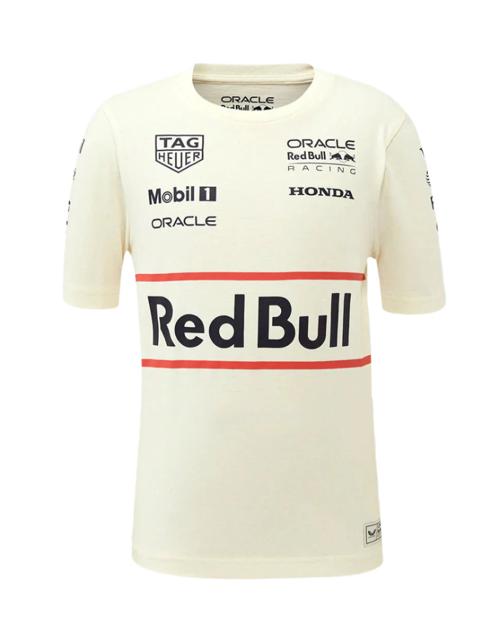 Red Bull Racing F1 Kids Heritage Team T-Shirt - Youth Egret