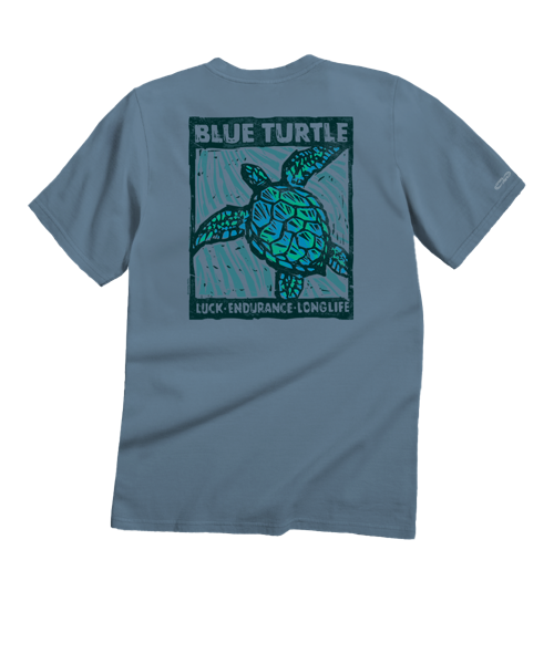 Blue Turtle - Blue Sky Short Sleeve Crewneck T-Shirt