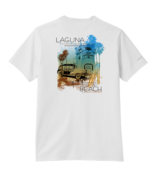 Shine On Laguna - White Short Sleeve Pima T-Shirt