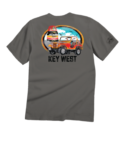 Jeep® Buoy Scenic - Crater Dyed® Short Sleeve Crewneck T-Shirt