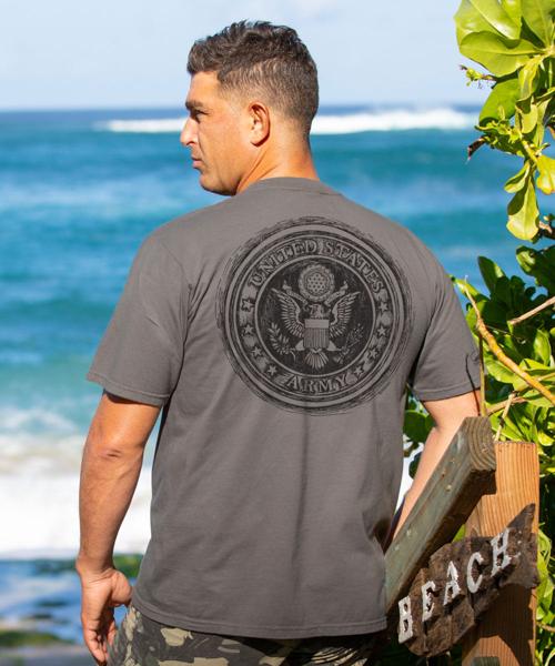 US Army Symbol - Crater Dyed® Short Sleeve Crewneck T-Shirt