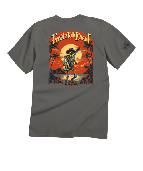Grateful Dead Concert Poster - Crater Dyed® Short Sleeve Crewneck T-Shirt