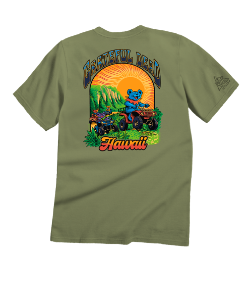Grateful Dead ATV Koolau - Hemp Dyed Short Sleeve Crewneck T-Shirt