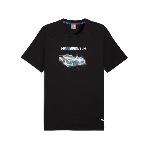 BMW Motorsports Men's Momentum Graphic T-Shirt- Black