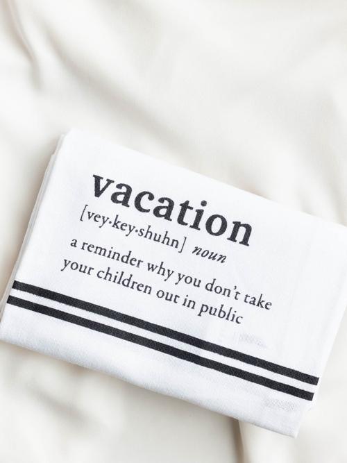 Vacation Dishtowel