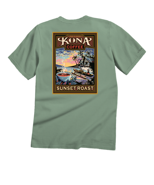 Sunset Roast - Seaglass Short Sleeve Crewneck T-Shirt