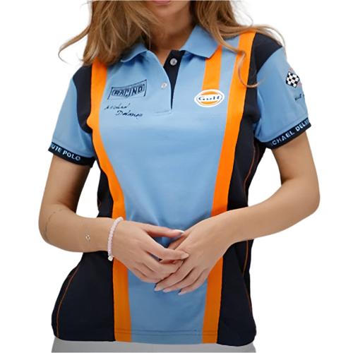 GrandPrix Originals Women's Gulf Racing Team Polo - Gulf Blue