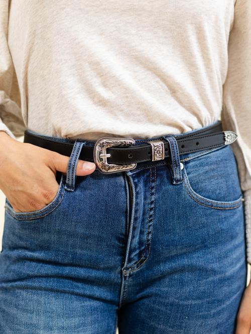 Skinny Western Hardware Belt