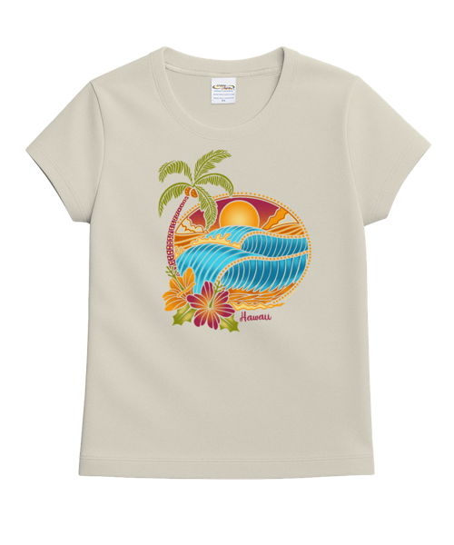 Tropical Paradise - Coconut Dyed Short Sleeve Crewneck T-Shirt