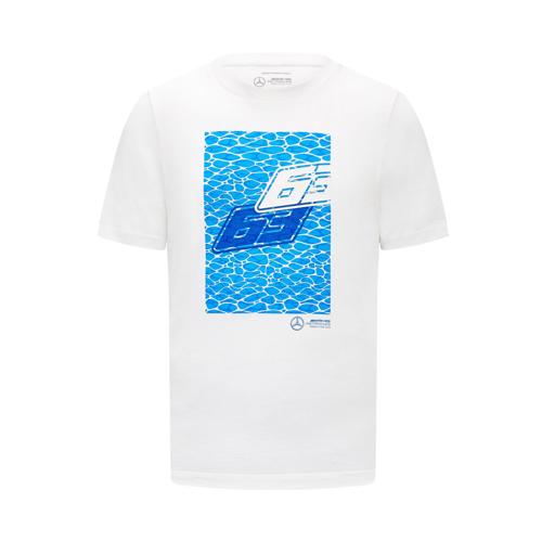 Mercedes Benz F1 Special Edition George Russell "No Diving" Miami GP T-Shirt -White