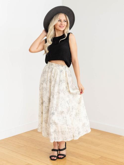 Floral Maxi Skirt